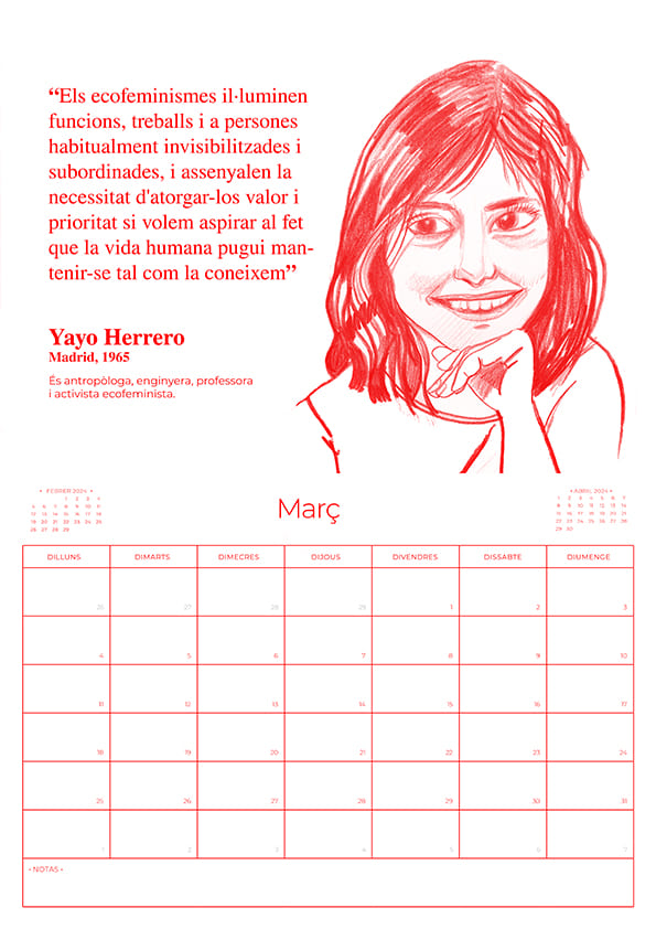 Calendario Feminista Guspirus