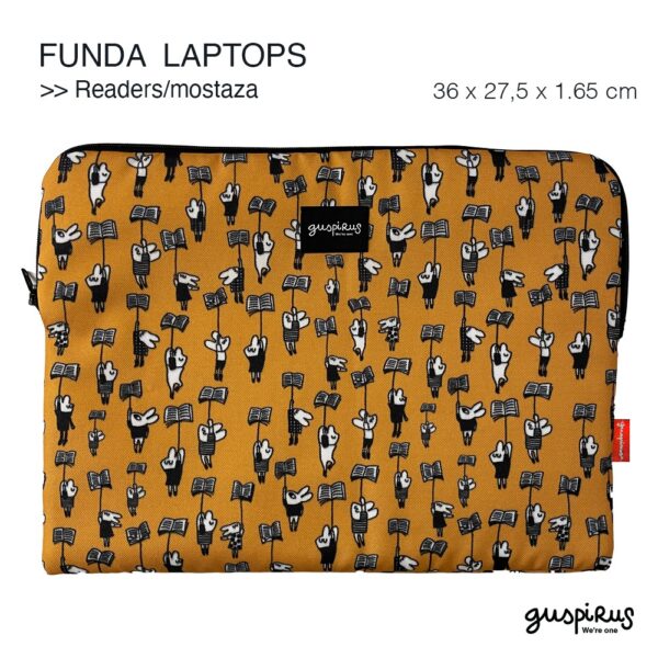 FUNDAS LAPTOP readers mostaza
