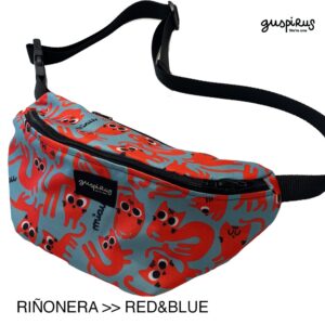 Riñonera Miau Red&Blue
