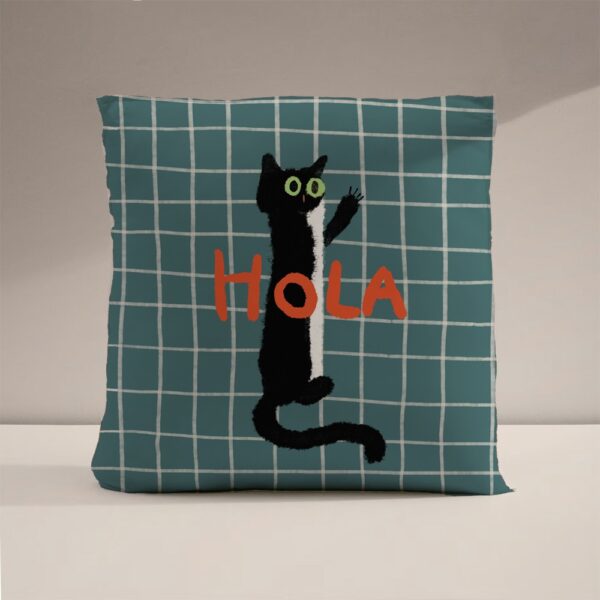 Funda cojín Guspirus Ugly Cat HOLA!