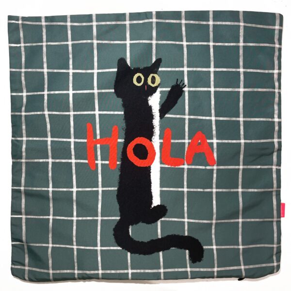 Funda cojín Guspirus Ugly Cat HOLA!