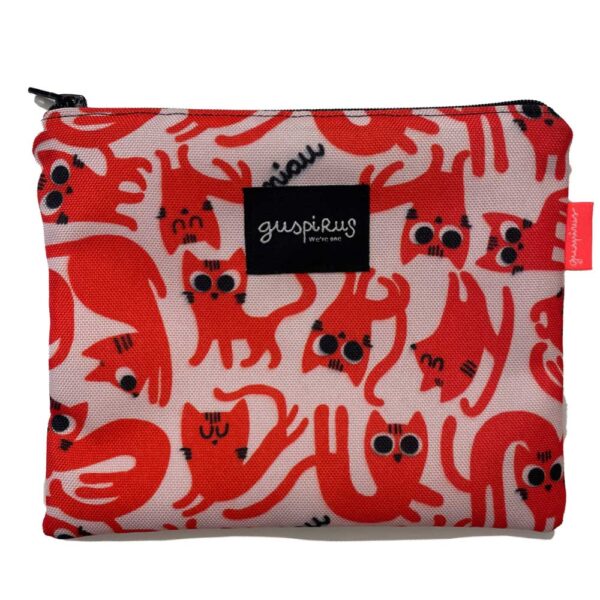 Bolsita/estuche Miau Red&Pink