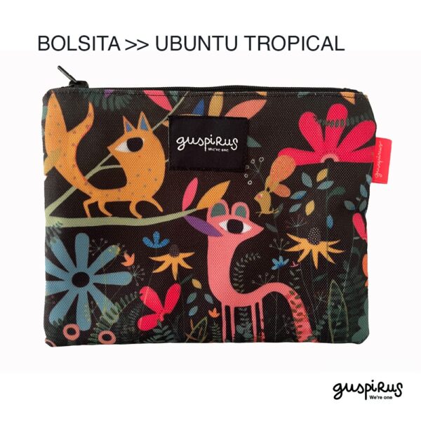 bolsita/estuche Ubuntu Tropical