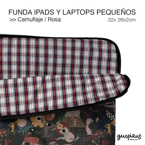 FUNDAS IPAD camuflaje rosa