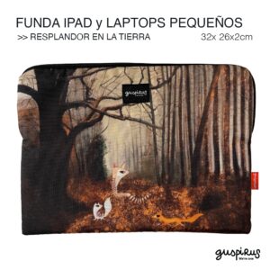 FUNDAS IPAD resplandor tierra
