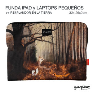 FUNDAS IPAD resplandor tierra