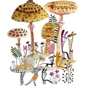 Print Macrolepiota