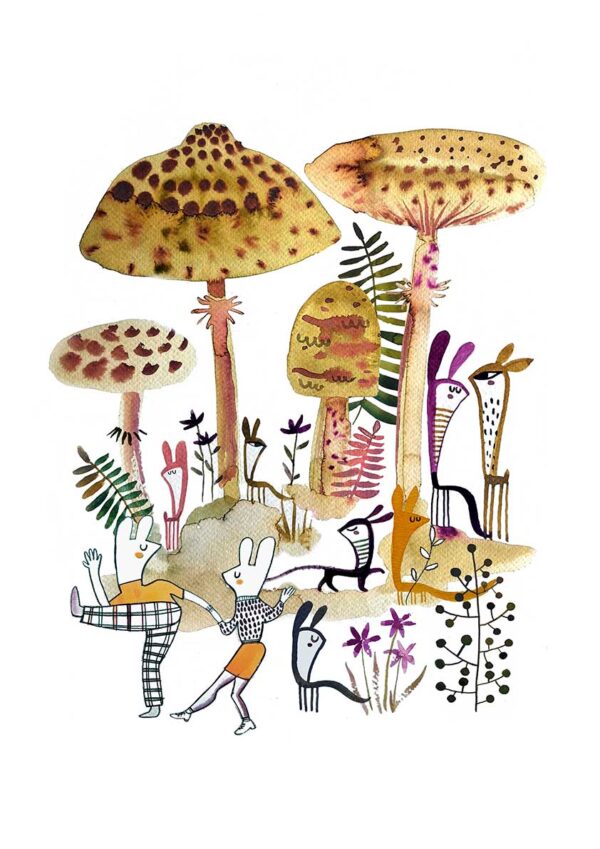 Print Macrolepiota